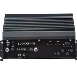 RUGGED Q470E Mini-PC für extreme Temperaturbereiche von -40°C bis +70°C in Industriefahrzeugen.