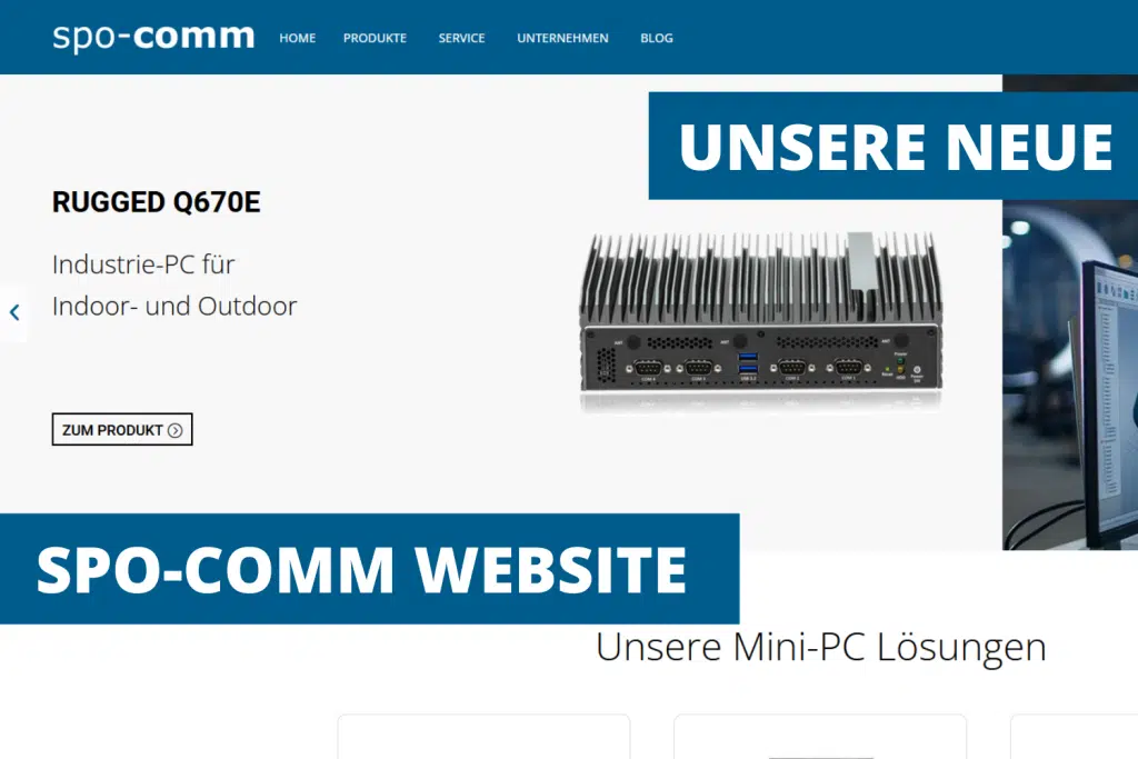 Neue spo-comm Website 2024