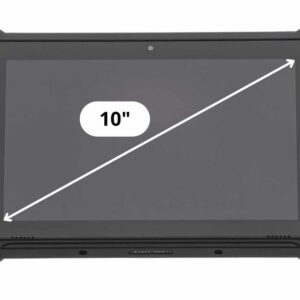 RUGGED Tab 10 N5100 Entry lüfterloser Industrie-Rugged-Tablet für staubige Produktionsumgebungen.