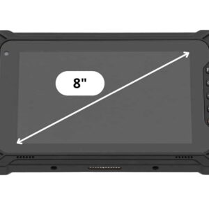 RUGGED Tab 8A Entry robustes 8-Zoll-Rugged-Tablet für Logistik und Außendienst mit 2 SIM-Karten.