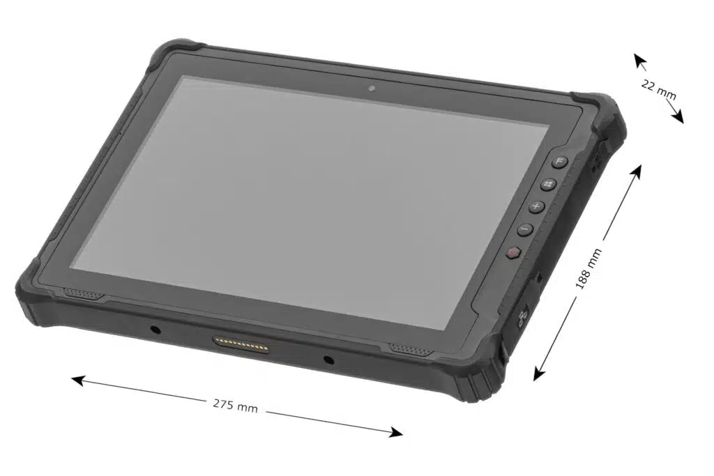 Dimensions RUGGED Tab 10 N100 Entry