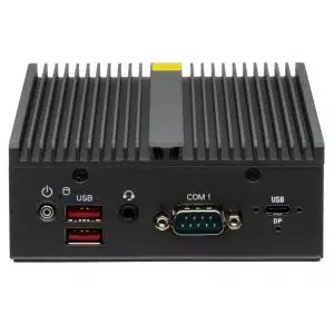 BOX N150 compact, fanless industrial PC for energy-efficient continuous applications in technical systems.