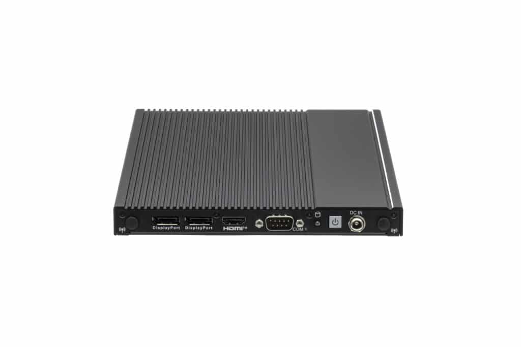 Robuster WINDBOX II NX Industrie-Box-PC für stabile Leistung in anspruchsvollen technischen Einsatzbereichen.